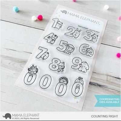 Mama Elephant Stempel - Counting Right